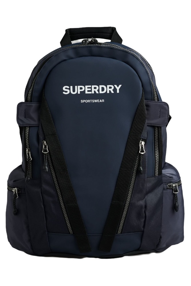 SUPERDRY CODE MTN TARP ΤΣΑΝΤΑ ΑΝΔΡΙΚΗ NAVY/WHITE