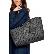 TOMMY HILFIGER  ICON TOTE JACQUARD ΤΣΑΝΤΑ ΓΥΝΑΙΚΕΙΑ BLACK