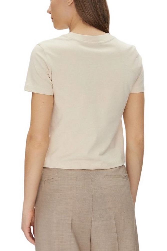 CALVIN KLEIN JEANS MONOLOGO BABY T-SHIRT ΜΠΛΟΥΖΑ ΓΥΝΑΙΚΕΙΑ SAND
