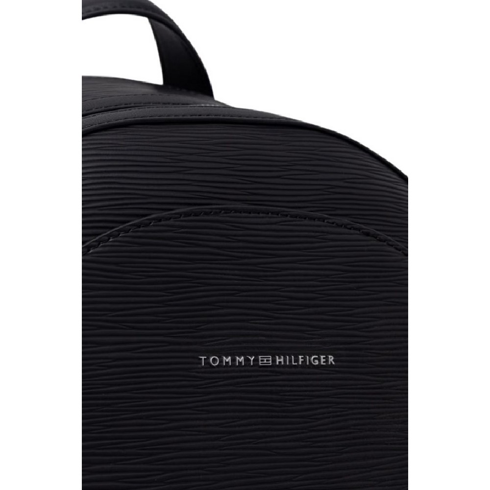 TOMMY HILFIGER BUSINESS SAFFIANO DOME BACKPACK ΤΣΑΝΤΑ ΑΝΔΡΙΚΗ BLACK