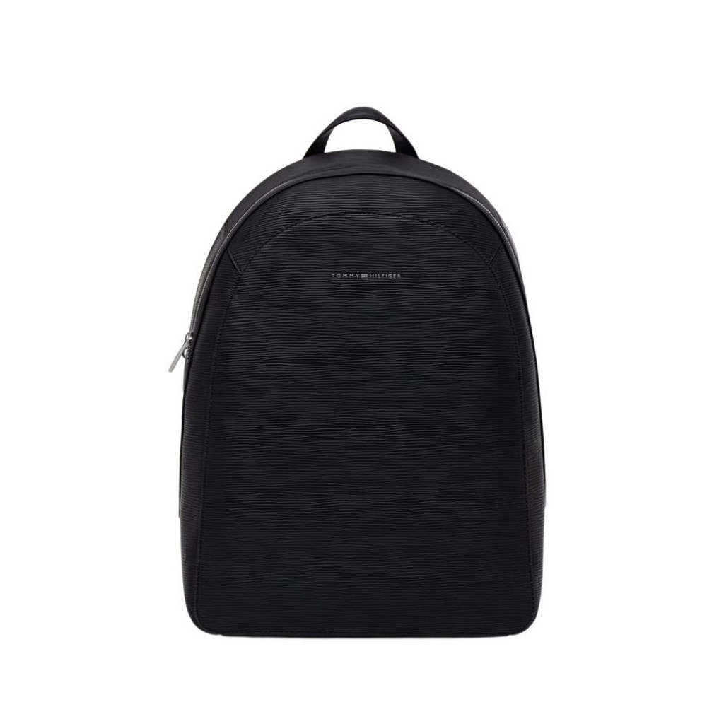 TOMMY HILFIGER BUSINESS SAFFIANO DOME BACKPACK ΤΣΑΝΤΑ ΑΝΔΡΙΚΗ BLACK