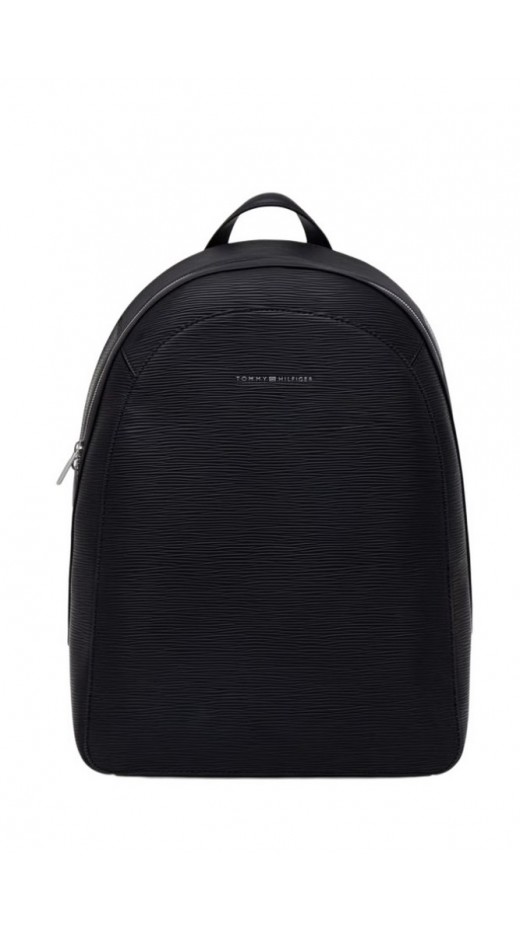 TOMMY HILFIGER BUSINESS SAFFIANO DOME BACKPACK ΤΣΑΝΤΑ ΑΝΔΡΙΚΗ BLACK