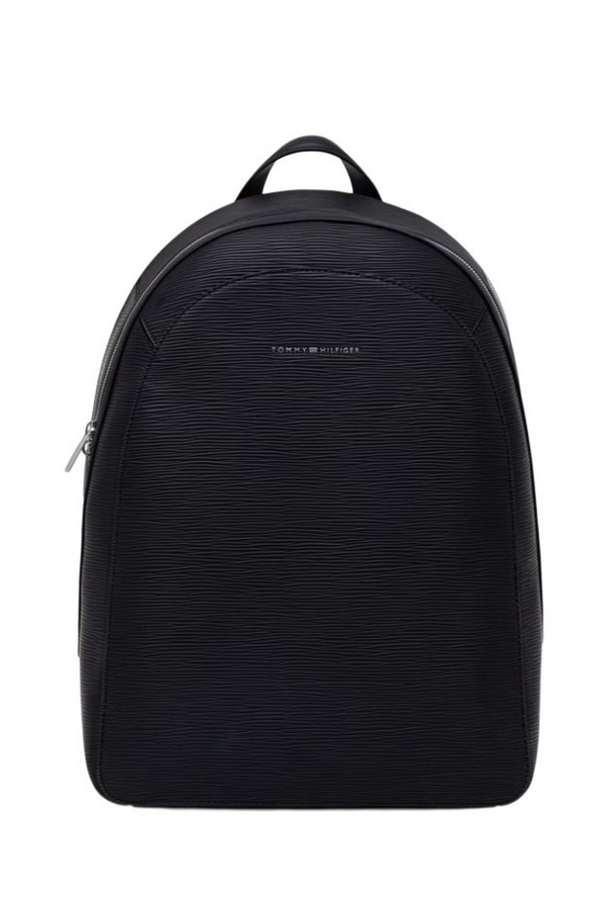 TOMMY HILFIGER BUSINESS SAFFIANO DOME BACKPACK ΤΣΑΝΤΑ ΑΝΔΡΙΚΗ BLACK