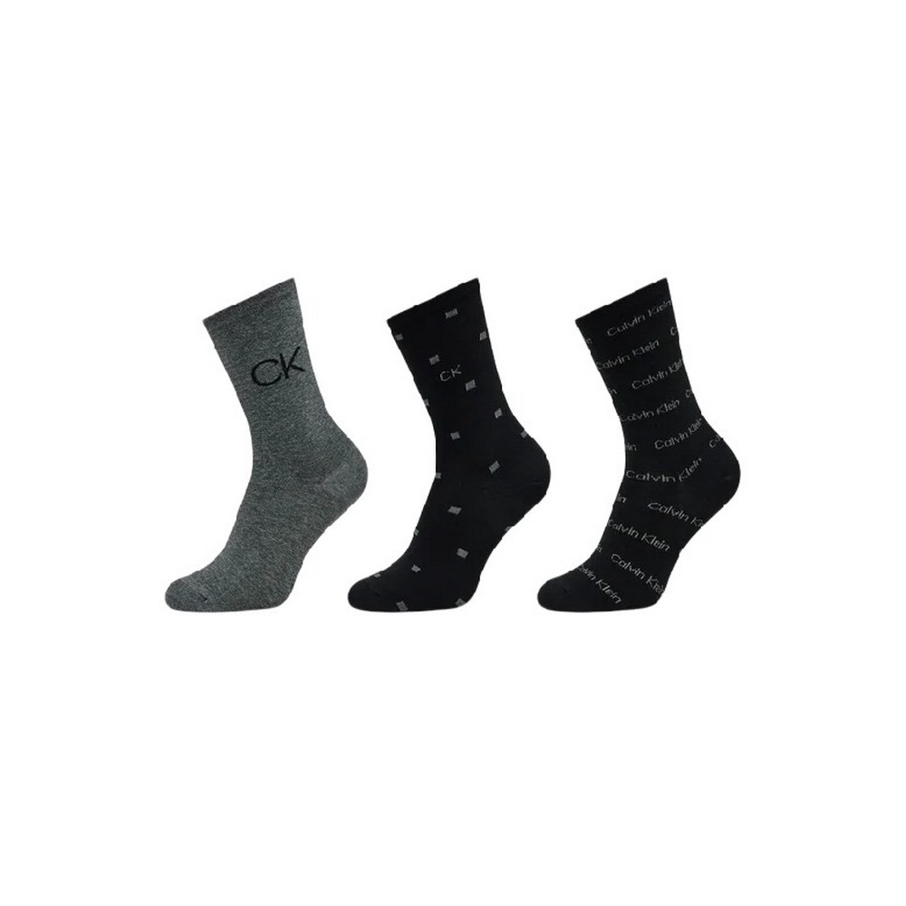 CALVIN KLEIN JEANS CK WOMEN SOCK 3P LUREX LOGO GIFTBOX MULTI