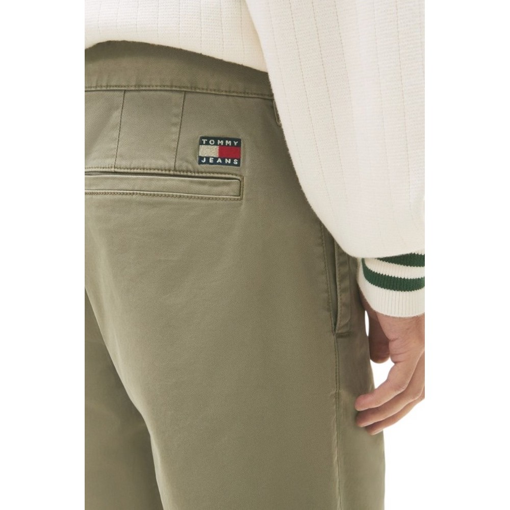 TOMMY JEANS OTIS COTTON TWLL CHINO SHORT ΒΕΡΜΟΥΔΑ ΑΝΔΡΙΚΗ KHAKI