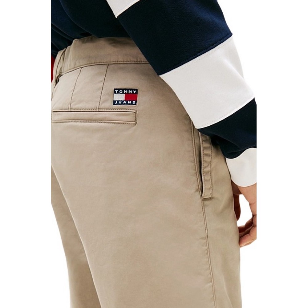 TOMMY JEANS OTIS COTTON TWLL CHINO SHORT ΒΕΡΜΟΥΔΑ ΑΝΔΡΙΚΗ SAND