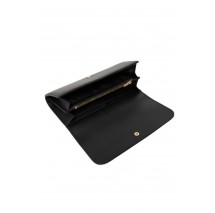 TOMMY HILFIGER FLAG LRG FLAP ΠΟΡΤΟΦΟΛΙ ΓΥΝΑΙΚΕΙΟ BLACK