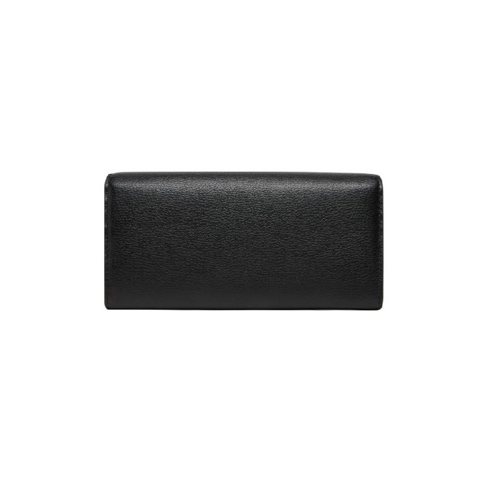 TOMMY HILFIGER FLAG LRG FLAP ΠΟΡΤΟΦΟΛΙ ΓΥΝΑΙΚΕΙΟ BLACK