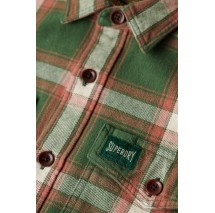 SUPERDRY WORKER CHECK SHIRT ΠΟΥΚΑΜΙΣΟ ΑΝΔΡΙΚΟ GREEN