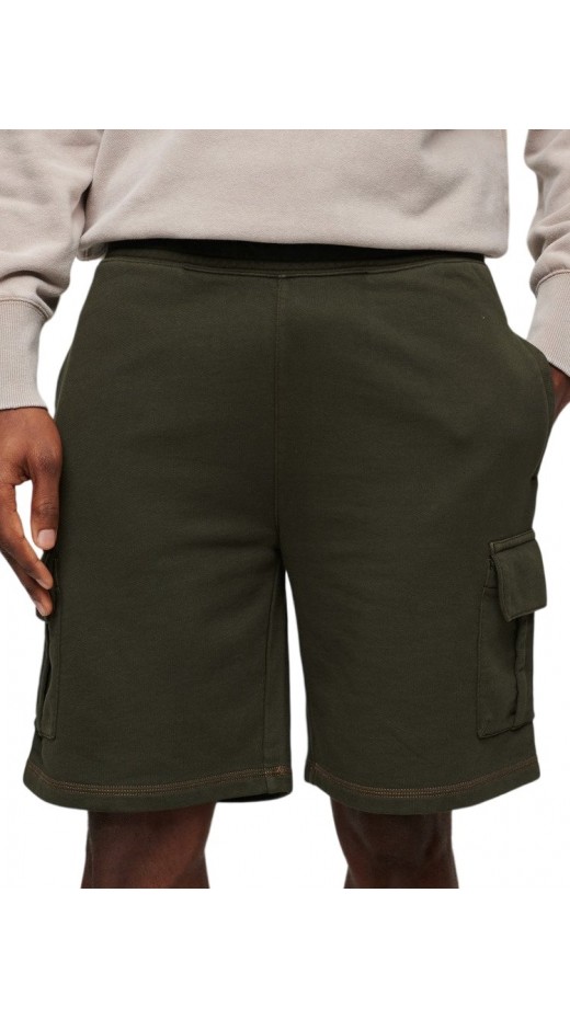 SUPERDRY CONTRAST STITCH CARGO SHORT ΒΕΡΜΟΥΔΑ ΑΝΔΡΙΚΗ OLIVE