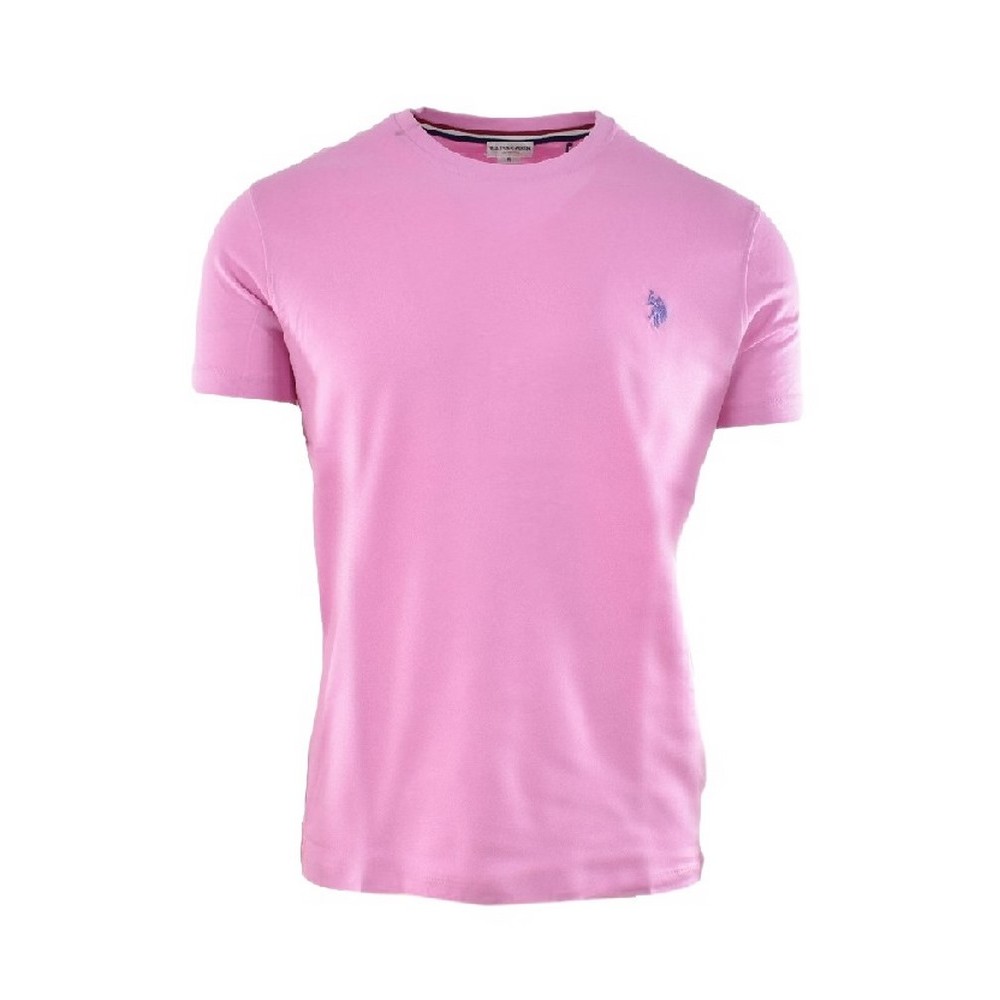 U.S POLO ASSN 49351 T-SHIRT ΜΠΛΟΥΖΑ ΑΝΔΡΙΚH PINK