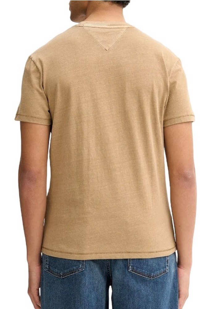 TOMMY JEANS REG CENTER ARCH T-SHIRT ΜΠΛΟΥΖΑ ΑΝΔΡΙΚΗ TAUPE