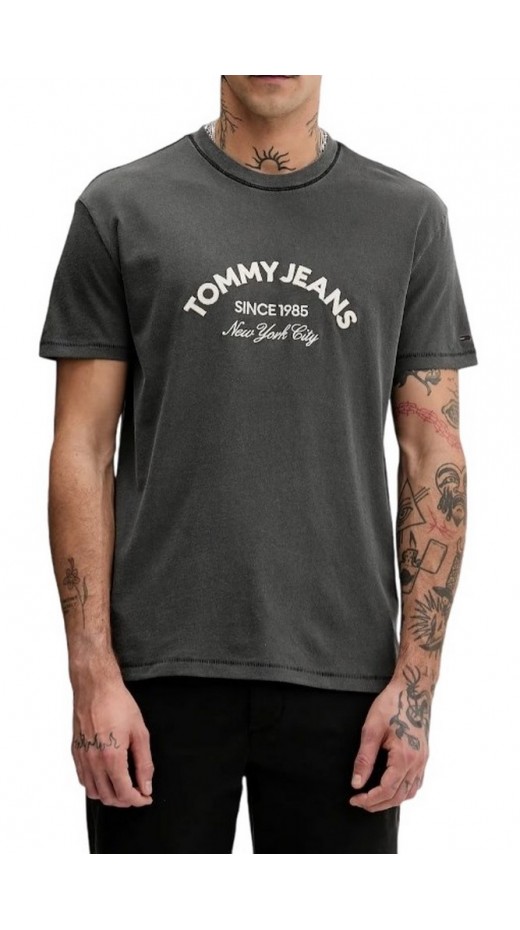 TOMMY JEANS REG CENTER ARCH T-SHIRT ΜΠΛΟΥΖΑ ΑΝΔΡΙΚΗ BLACK