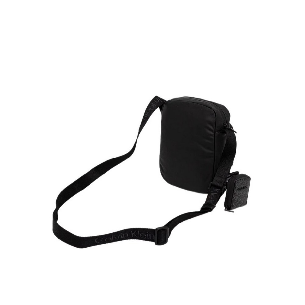 CALVIN KLEIN PUFFER UTILITY REPORTER ΤΣΑΝΤΑ ΑΝΔΡΙΚΗ BLACK