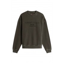 TOMMY JEANS 90S GMD NEW CLASSICS CREW ΦΟΥΤΕΡ ΜΠΛΟΥΖΑ ΑΝΔΡΙΚΗ WASHED BLACK