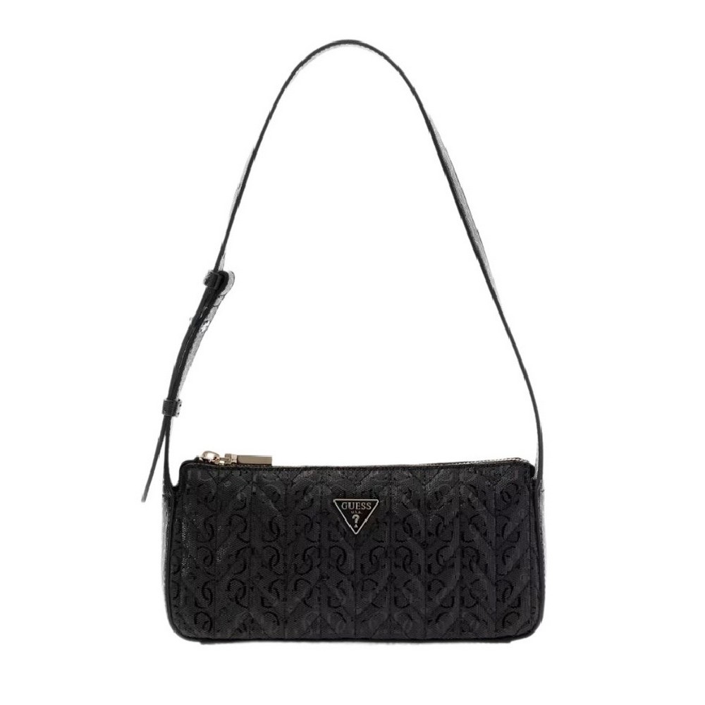 GUESS STACEY MINI SHOULDER BAG ΤΣΑΝΤΑ ΓΥΝΑΙΚΕΙΑ BLACK