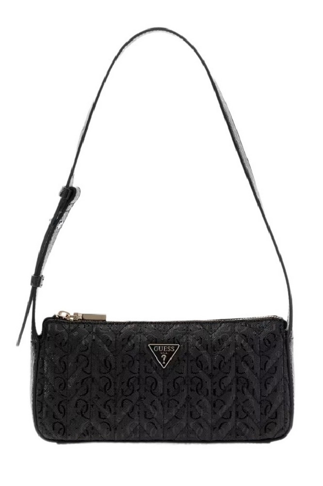 GUESS STACEY MINI SHOULDER BAG ΤΣΑΝΤΑ ΓΥΝΑΙΚΕΙΑ BLACK