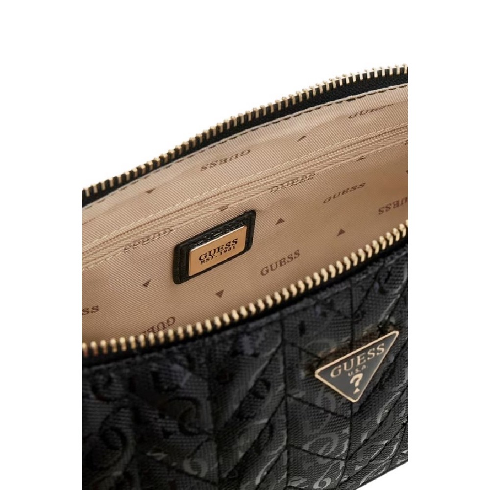 GUESS STACEY MINI SHOULDER BAG ΤΣΑΝΤΑ ΓΥΝΑΙΚΕΙΑ BLACK