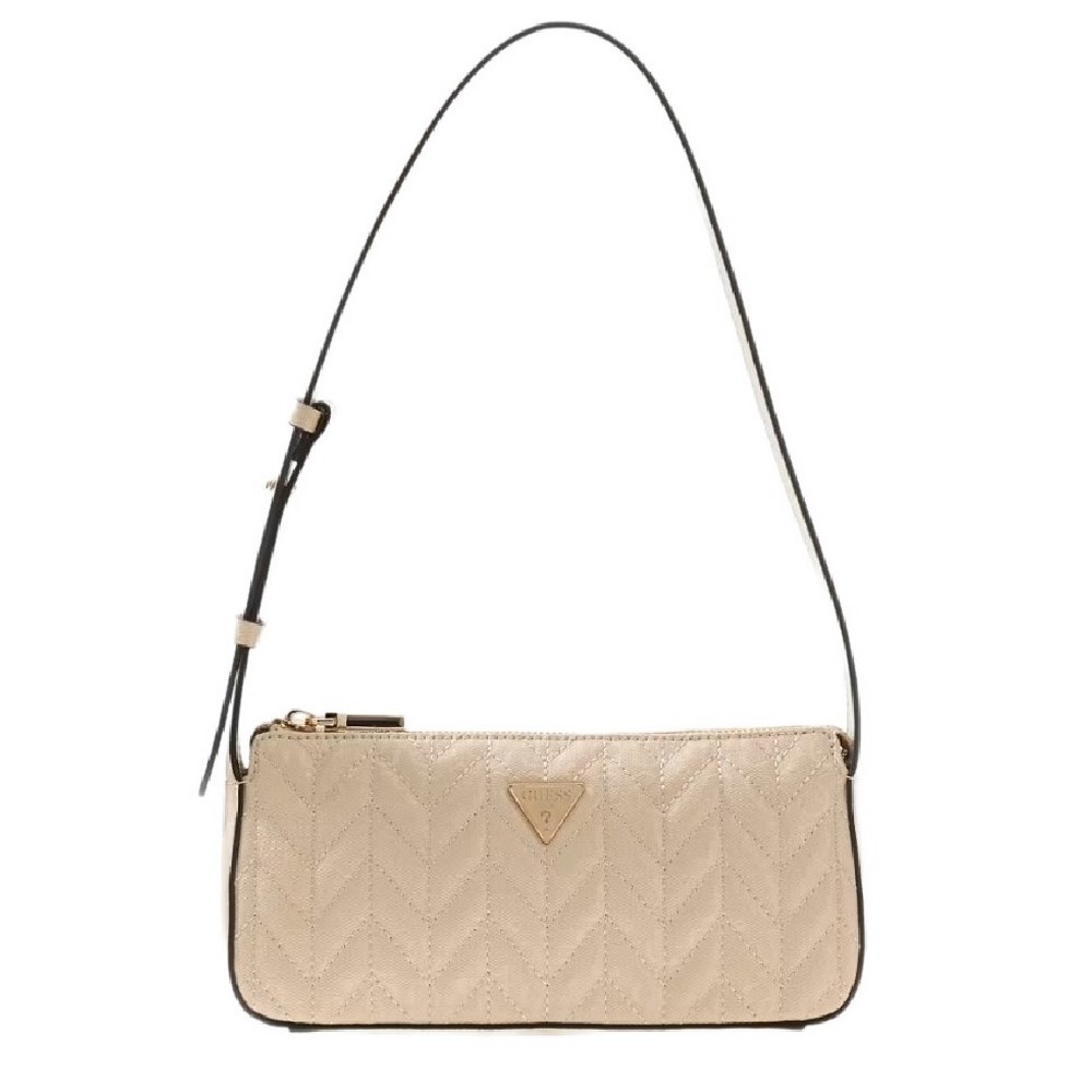 GUESS STACEY MINI SHOULDER BAG ΤΣΑΝΤΑ ΓΥΝΑΙΚΕΙΑ BEIGE