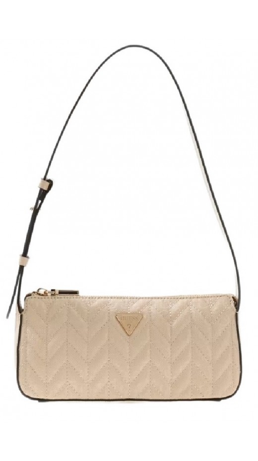 GUESS STACEY MINI SHOULDER BAG ΤΣΑΝΤΑ ΓΥΝΑΙΚΕΙΑ BEIGE
