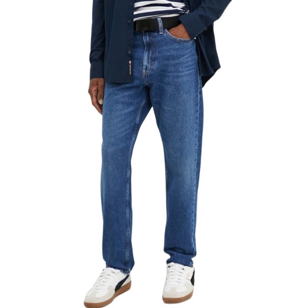TOMMY JEANS ISAAC RLXD TPRD CH0152 ΠΑΝΤΕΛΟΝΙ ΑΝΔΡΙΚΟ BLUΕ DENIM