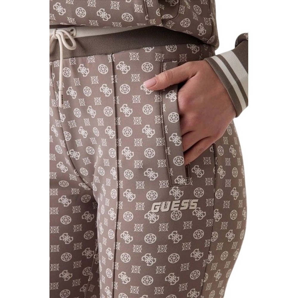 GUESS NEW AGGIE LONG PANT ΦΟΡΜΑ ΠΑΝΤΕΛΟΝΙ ΓΥΝΑΙΚΕΙΟ MOCHA