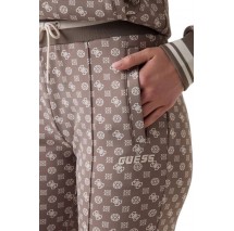 GUESS NEW AGGIE LONG PANT ΦΟΡΜΑ ΠΑΝΤΕΛΟΝΙ ΓΥΝΑΙΚΕΙΟ MOCHA