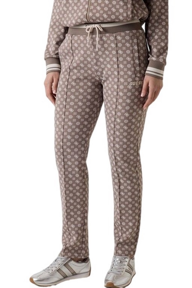 GUESS NEW AGGIE LONG PANT ΦΟΡΜΑ ΠΑΝΤΕΛΟΝΙ ΓΥΝΑΙΚΕΙΟ MOCHA