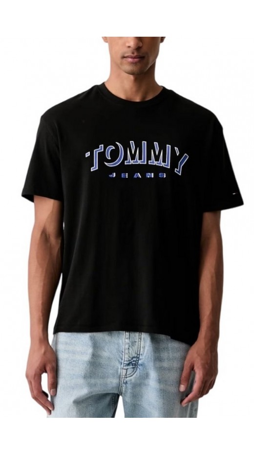 TOMMY JEANS RLX DNA PLAY T-SHIRT ΜΠΛΟΥΖΑ ΑΝΔΡΙΚΗ BLACK
