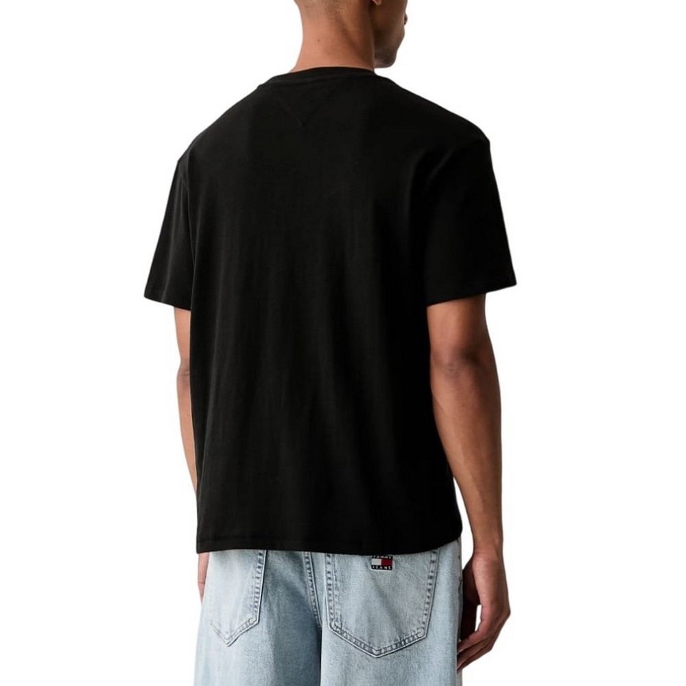 TOMMY JEANS RLX DNA PLAY T-SHIRT ΜΠΛΟΥΖΑ ΑΝΔΡΙΚΗ BLACK