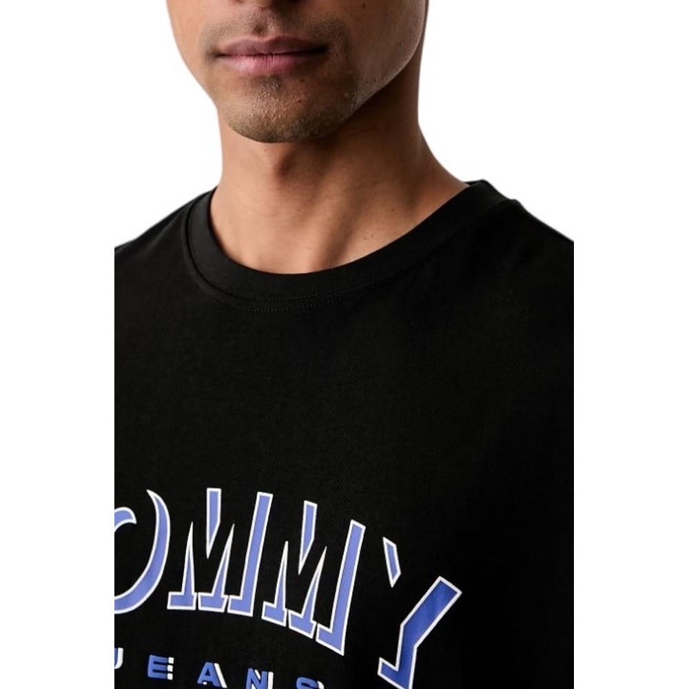 TOMMY JEANS RLX DNA PLAY T-SHIRT ΜΠΛΟΥΖΑ ΑΝΔΡΙΚΗ BLACK