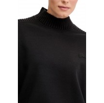 GUESS DORA CN SWEATSHIRT ΦΟΥΤΕΡ ΜΠΛΟΥΖΑ ΓΥΝΑΙΚΕΙΑ BLACK