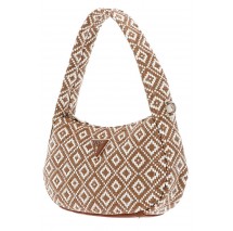 GUESS RIANEE HOBO ΤΣΑΝΤΑ ΓΥΝΑΙΚΕΙΑ COGNAC