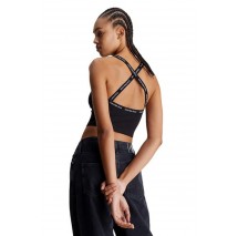 CALVIN KLEIN JEANS LOGO ELASTIC STRAPPY TOP ΤΟΠ ΓΥΝΑΙΚΕΙΟ BLACK