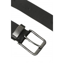 CALVIN KLEIN JEANS CLASSIC ROUND METAL K BELT 40MM ΖΩΝΗ ΑΝΔΡΙΚΗ BLACK