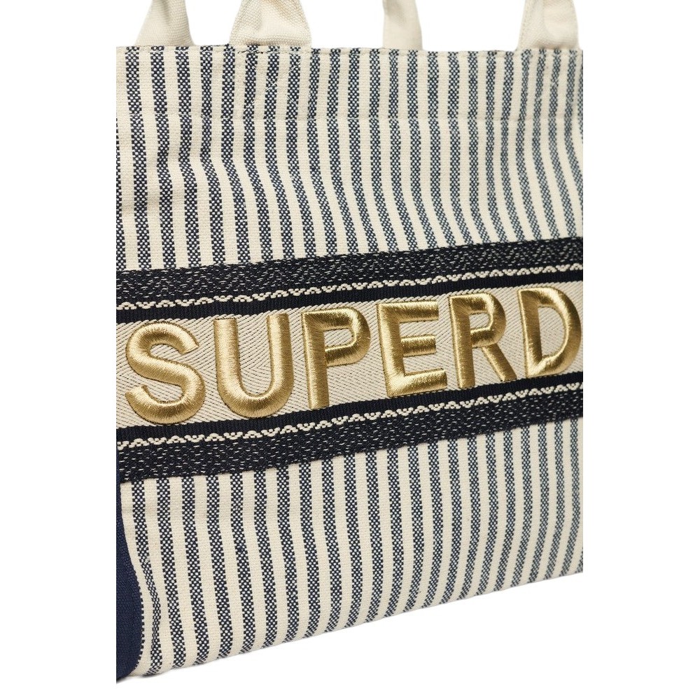 SUPERDRY LUXE TOTE BAG ΤΣΑΝΤΑ ΓΥΝΑΙΚΕΙΑ BLUE