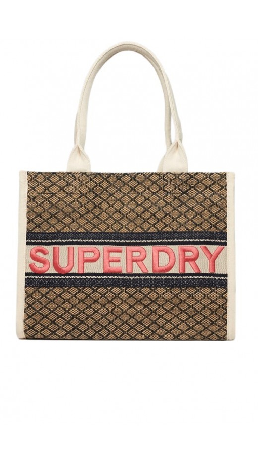 SUPERDRY LUXE TOTE BAG ΤΣΑΝΤΑ ΓΥΝΑΙΚΕΙΑ NAVY