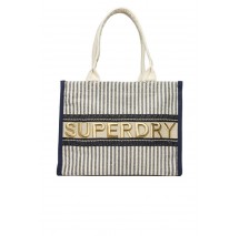 SUPERDRY LUXE TOTE BAG ΤΣΑΝΤΑ ΓΥΝΑΙΚΕΙΑ BLUE