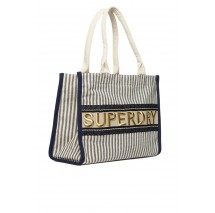 SUPERDRY LUXE TOTE BAG ΤΣΑΝΤΑ ΓΥΝΑΙΚΕΙΑ BLUE