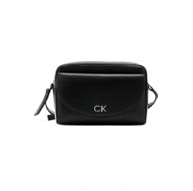 CALVIN KLEIN DAILY CAMERA BAG PEBBLE ΤΣΑΝΤΑ ΓΥΝΑΙΚΕΙΑ BLACK
