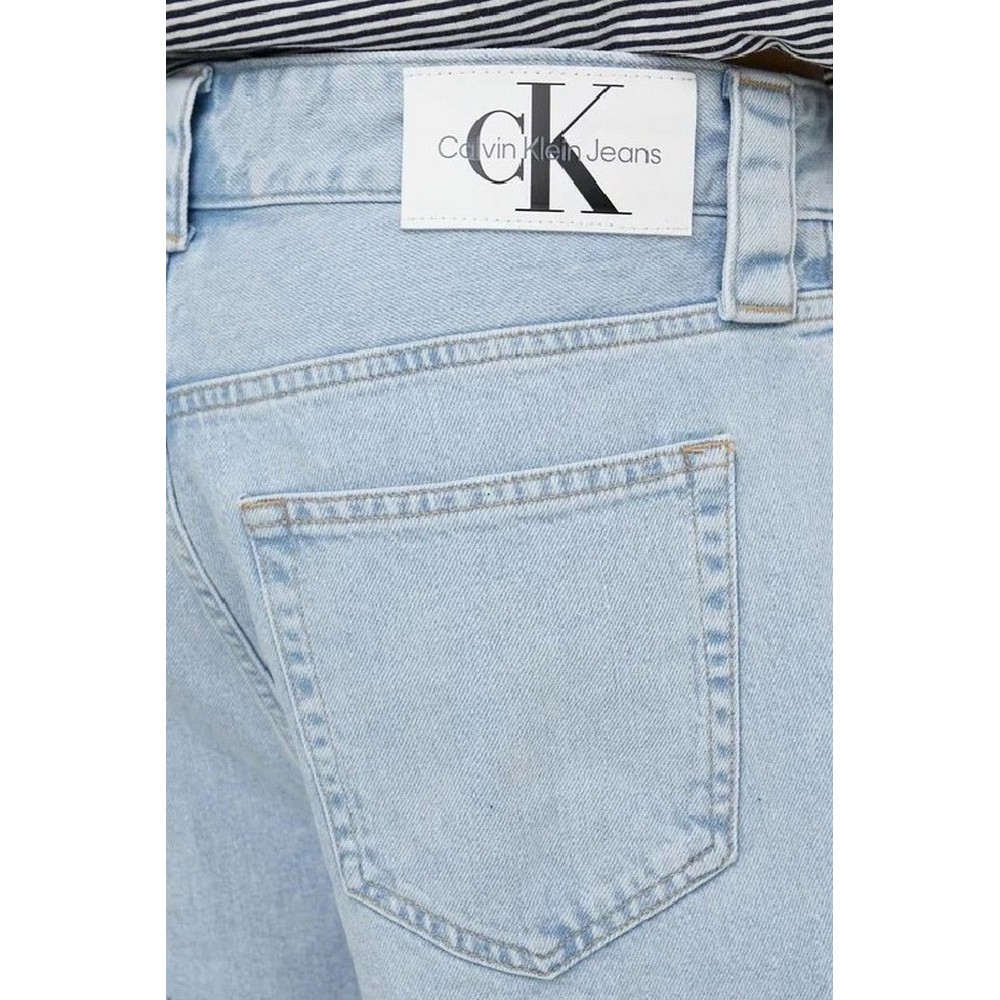 CALVIN KLEIN JEANS 90'S LOOSE PLEATED SHORT ΒΕΡΜΟΥΔΑ ΑΝΔΡΙΚΗ DENIM LIGHT