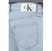 CALVIN KLEIN JEANS 90'S LOOSE PLEATED SHORT ΒΕΡΜΟΥΔΑ ΑΝΔΡΙΚΗ DENIM LIGHT