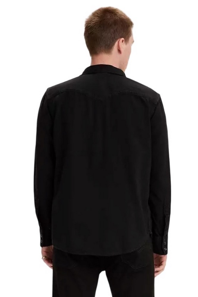 LEVIS® BARSTOW WESTERN STANDARD 857440002 ΠΟΥΚΑΜΙΣΟ ΑΝΔΡΙΚΟ BLACK