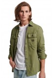 SUPERDRY D2 OVIN VINTAGE CANVAS OVERSHIRT ΠΟΥΚΑΜΙΣΟ ΑΝΔΡΙΚΟ KHAKI