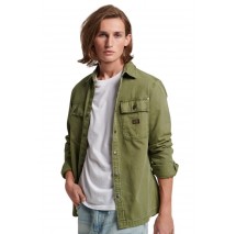 SUPERDRY D2 OVIN VINTAGE CANVAS OVERSHIRT ΠΟΥΚΑΜΙΣΟ ΑΝΔΡΙΚΟ KHAKI