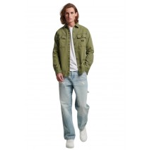 SUPERDRY D2 OVIN VINTAGE CANVAS OVERSHIRT ΠΟΥΚΑΜΙΣΟ ΑΝΔΡΙΚΟ KHAKI