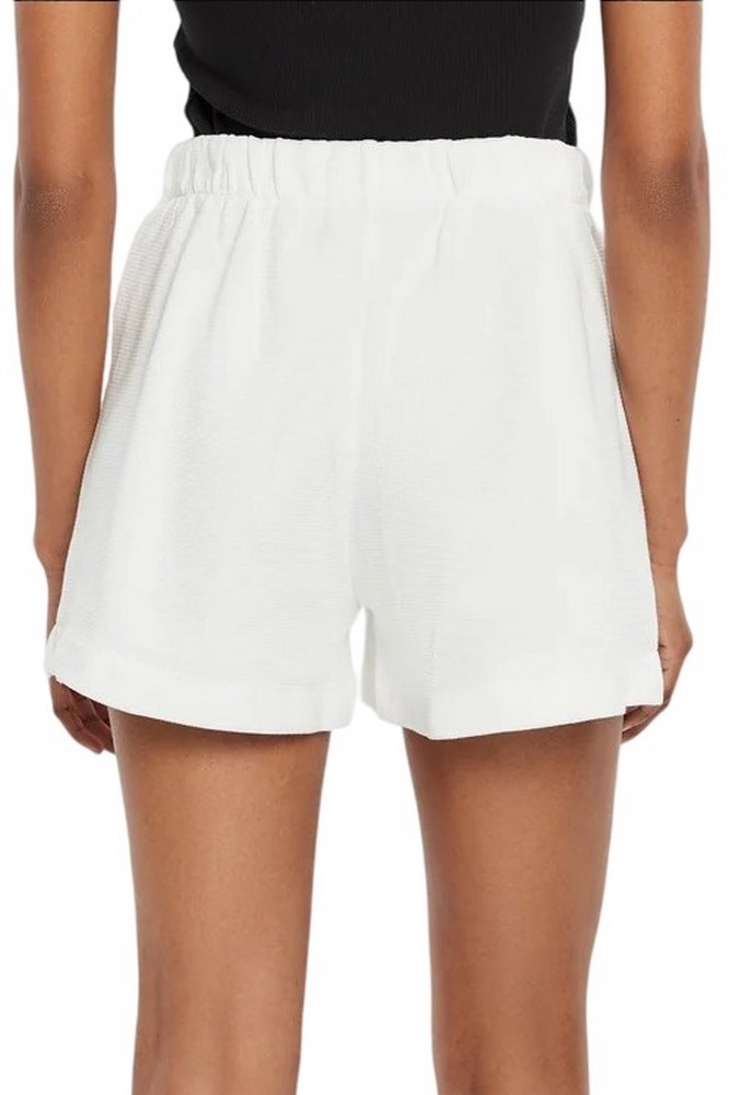 CALVIN KLEIN JEANS WAFFLE SHORTS ΣΟΡΤΣ ΓΥΝΑΙΚΕΙΟ WHITE