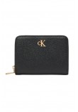 CALVIN KLEIN MNML MNGRM LTHR MD F ΠΟΡΤΟΦΟΛΙ ΓΥΝΑΙΚΕΙΟ BLACK
