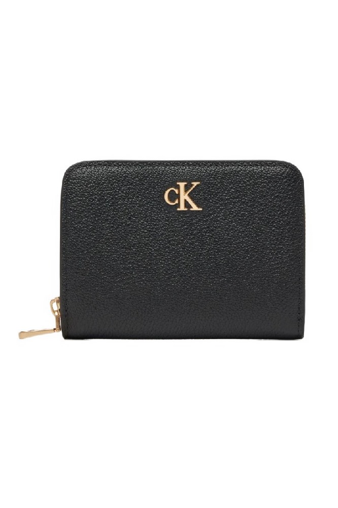 CALVIN KLEIN MNML MNGRM LTHR MD F ΠΟΡΤΟΦΟΛΙ ΓΥΝΑΙΚΕΙΟ BLACK