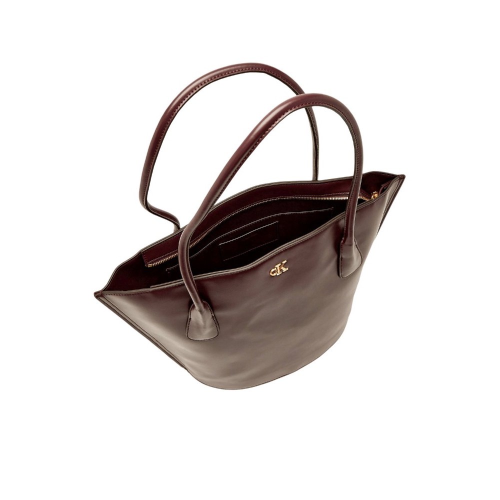 CALVIN KLEIN MEDIUM TOTE ΤΣΑΝΤΑ ΓΥΝΑΙΚΕΙΑ BORDEAUX